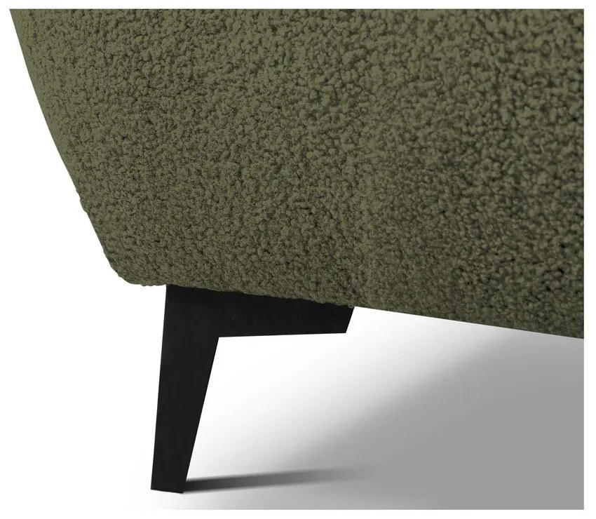 Letto matrimoniale imbottito verde con contenitore con rete inclusa 140x200 cm Makapu – Makamii