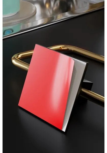 Porta carta igienica in metallo 8x16 cm nero/oro