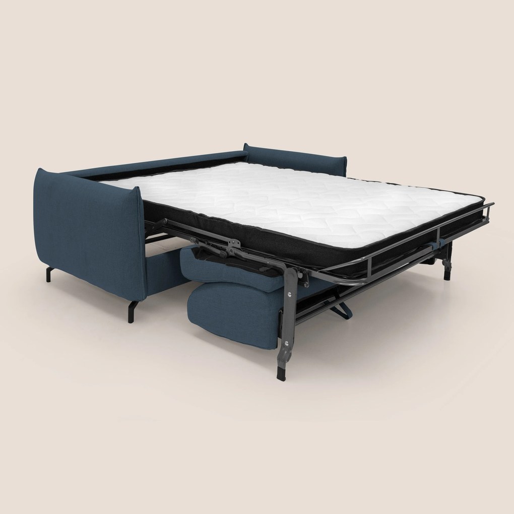 Scarlet divano letto in tessuto misto cotone impermeabile T19 blu