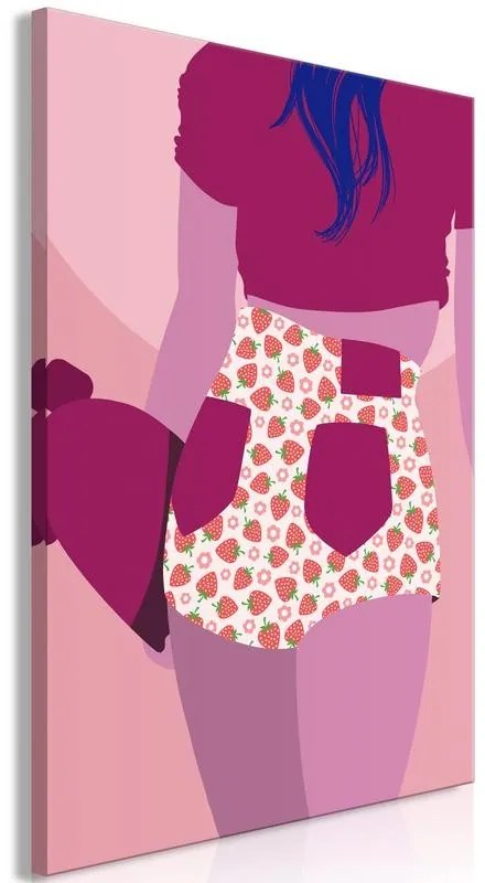 Quadro  Strawberries Shorts (1 Part) Vertical  Larghezza x Altezza Home decor 40x60