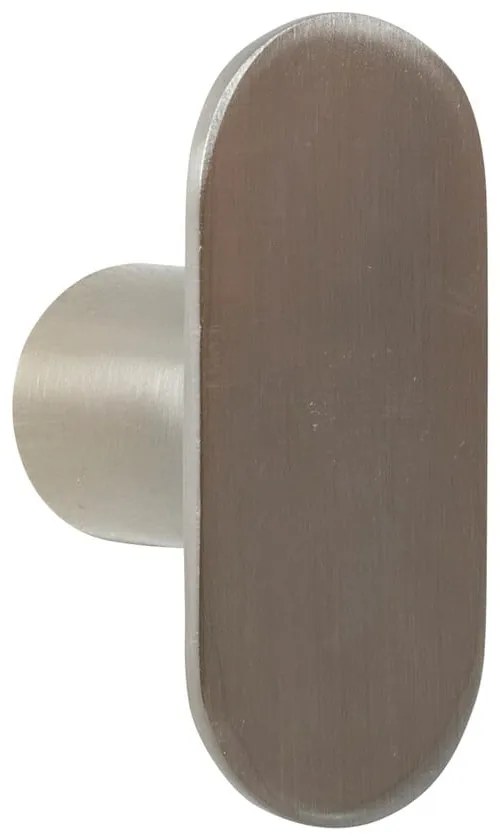 Gancio da parete argentato in metallo Piccolo - Hübsch