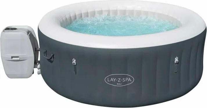 Piscina Lay-Z spa Bali AirJet Idromassaggio Gonfiabile - Grigio - 180 x 66 cm - Bestway