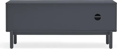 Tavolo TV grigio scuro 140x56 cm Corvo - Teulat