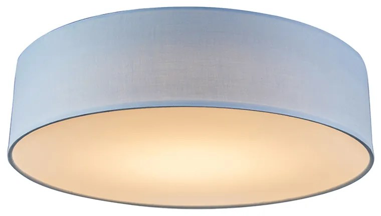 Plafoniera blu 40 cm incl. LED - Drum LED