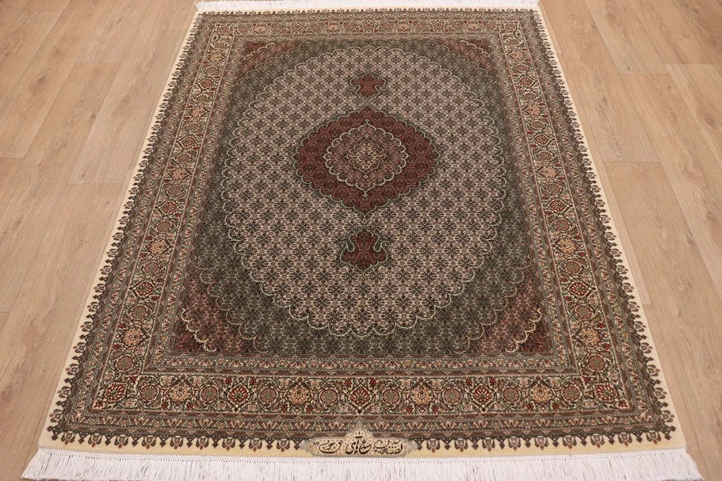 Tabriz Tappeto 200x150 (Iran) Annodato A Mano