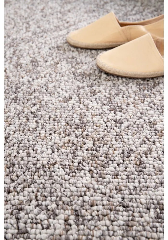 Tappeto grigio-beige 160x230 cm Petra Liso - Universal