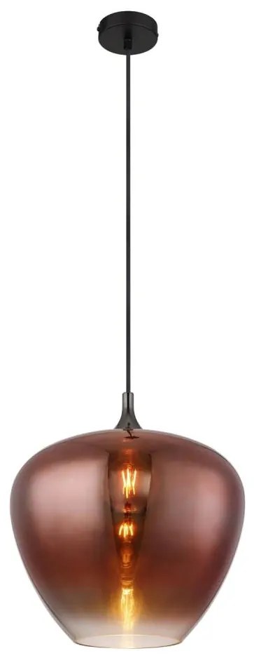 Globo 15548H2G - Lampadario a sospensione con filo MAXY 1xE27/60W/230V rame