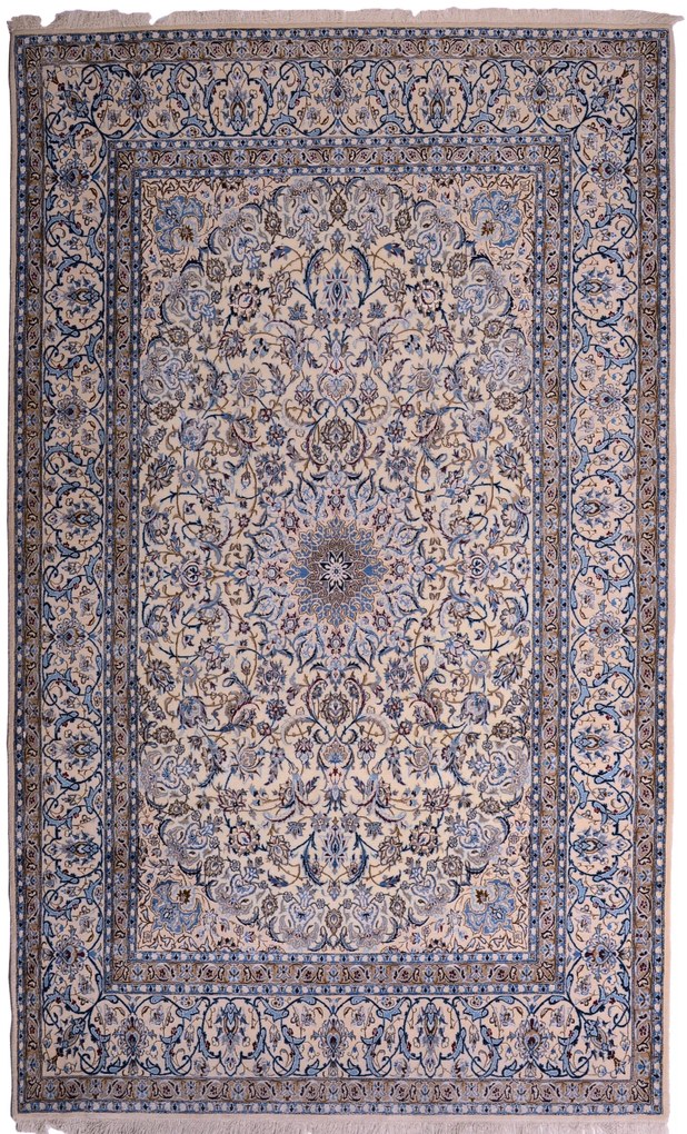 Nain Tappeto persiano 170x280 Beige (Iran) Annodato A Mano