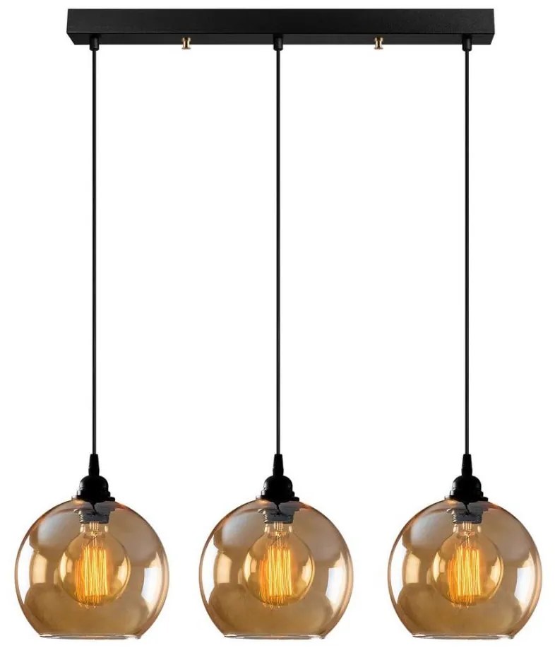 Lampadario su filo GOLD 3xE27/40W/230V