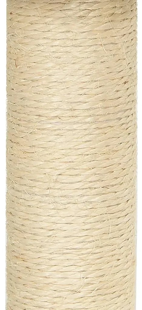 Albero per Gatti con Tiragraffi in Sisal Crema 50,5 cm