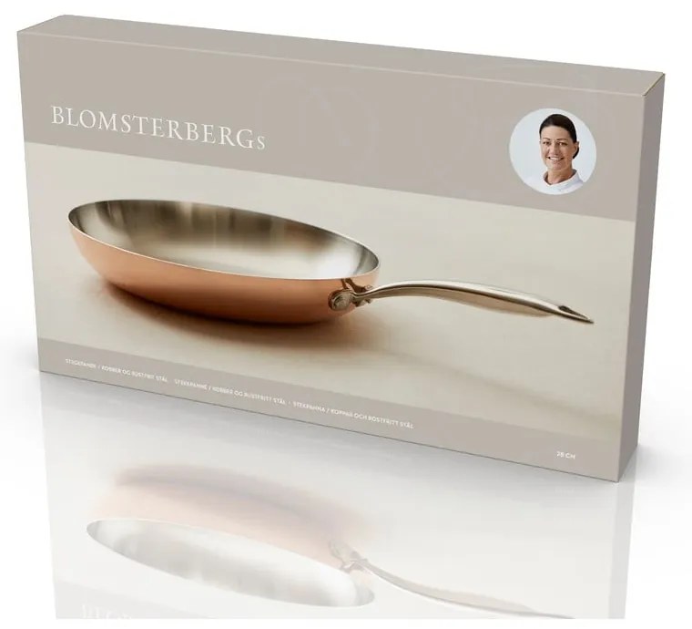 Padella in acciaio inox e rame ø 28 cm – Blomsterbergs