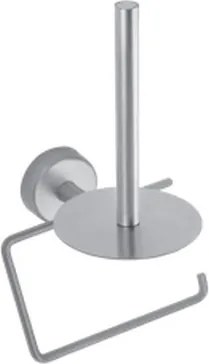 Kamalu - Portarotolo con gancio e barra verticale in acciaio inox satinato installazione a muro | Monde-S