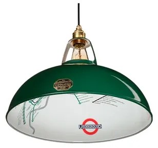 Large 1933 Design Lampada a Sospensione District Line Green - Coolicon