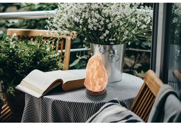 Globo 28300B - Lampada di sale STONE 1xE14/15W/230V