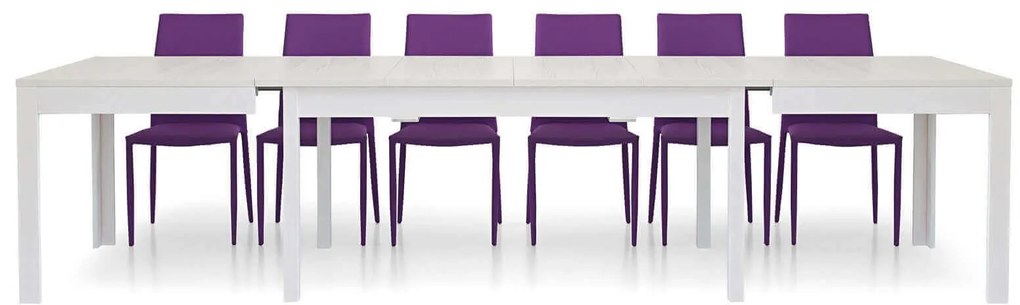 HANK - tavolo da pranzo moderno allungabile frassinato