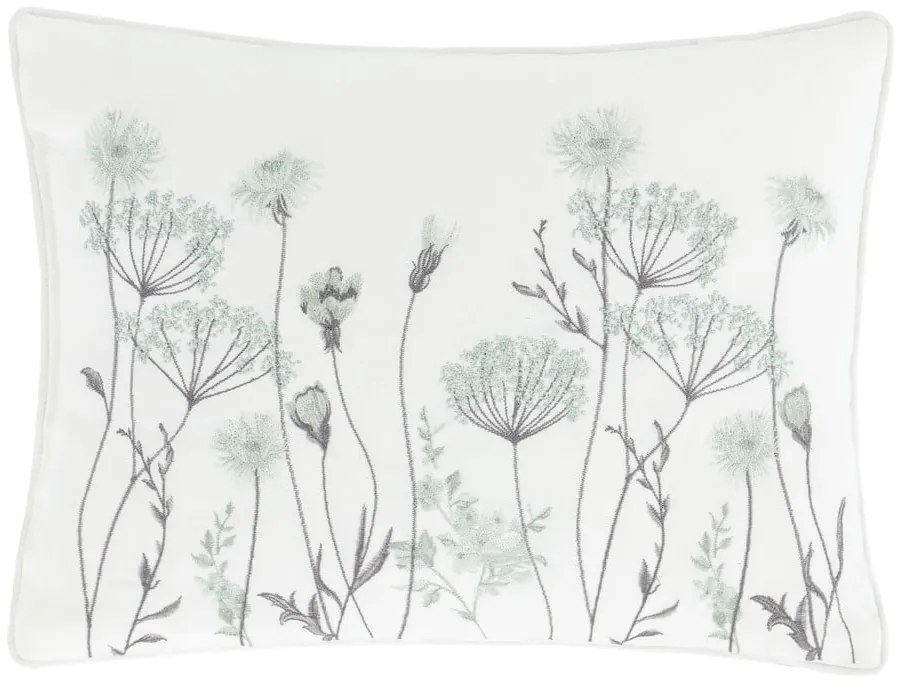 Cuscino bianco e verde , 30 x 40 cm Meadowsweet Floral - Catherine Lansfield