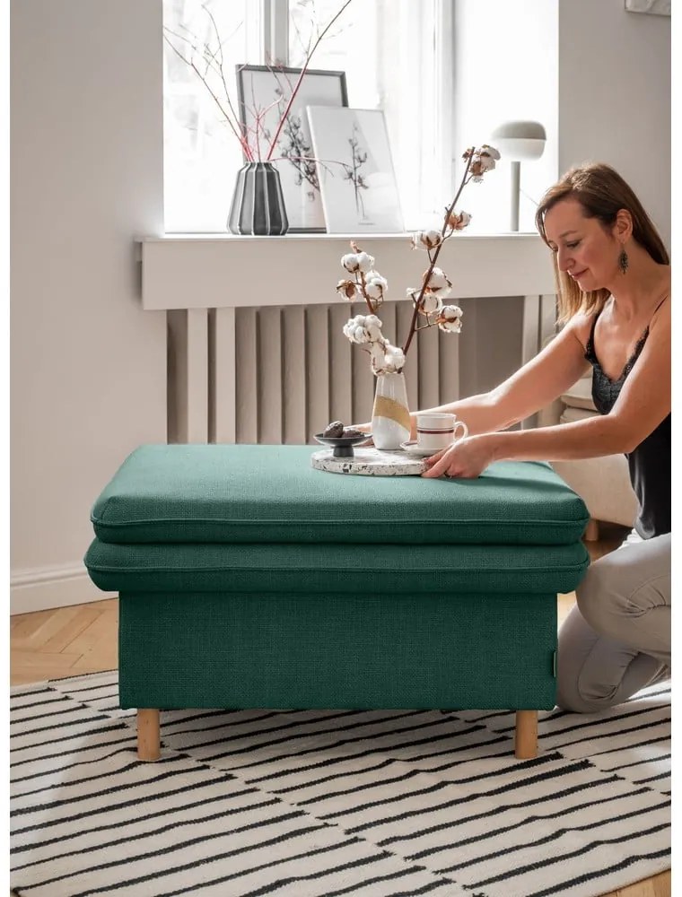 Poggiapiedi turchese Simon - Miuform