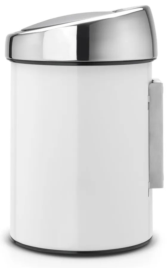 Bidone touch in acciaio bianco 3 l Touch Bin - Brabantia