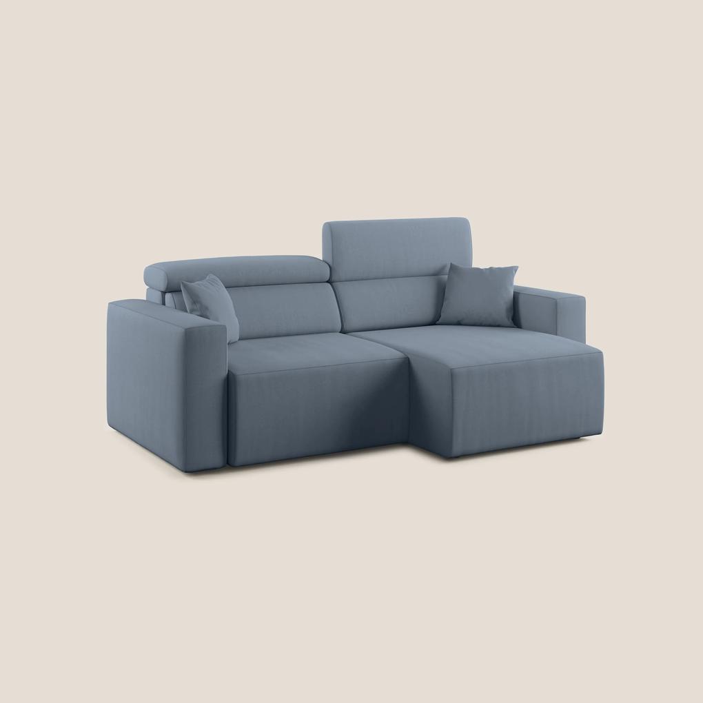 Orwell divano con seduta estraibile in microfibra smacchiabile T11 carta da zucchero 180 cm