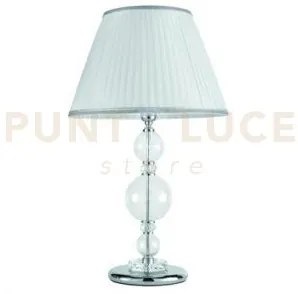 Lume grande bach cristallo e cromo 1 luce attacco e27