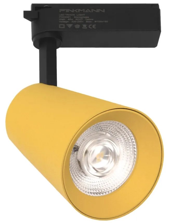 Faro LED 40W Monofase Giallo CRI92 Bianco Variabile 38° - Bridgelux LED Colore Bianco Variabile CCT