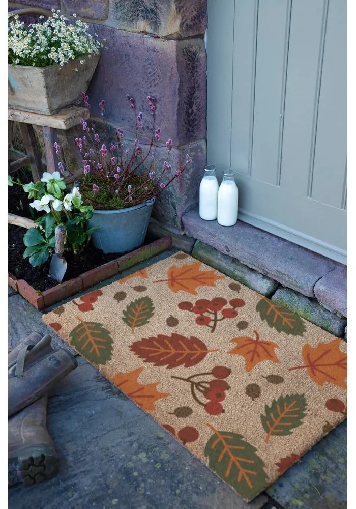 Zerbino in fibre di cocco 40x60 cm Autumn Leaves – Artsy Doormats