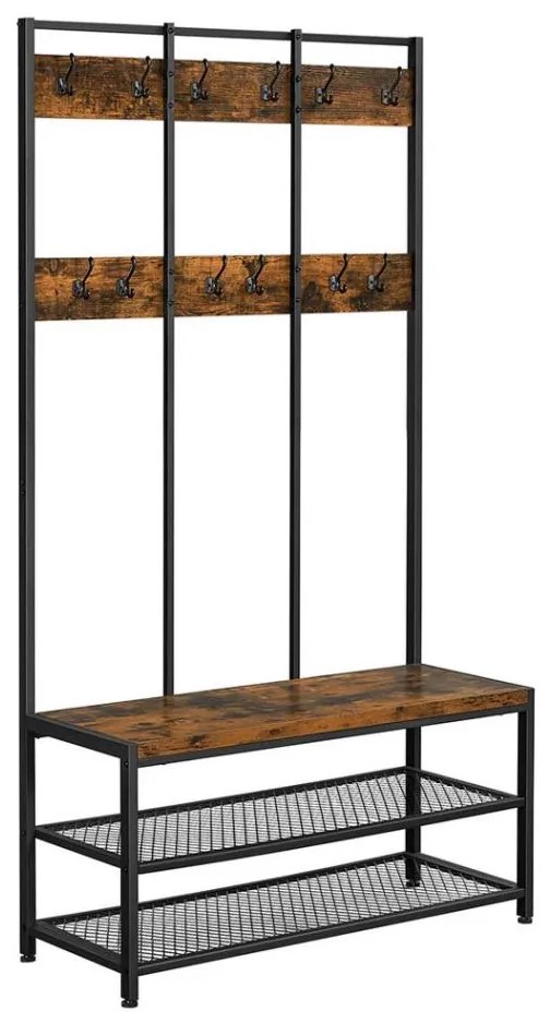 Appendiabiti a piantana NAVOR marrone/nero