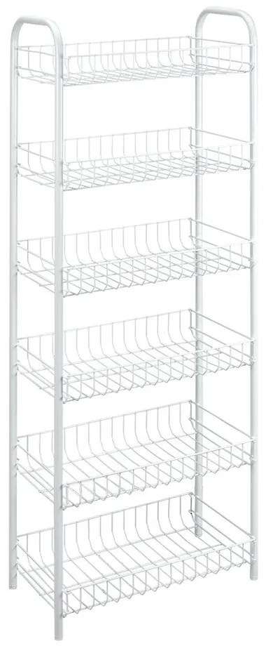 Scaffale in metallo bianco 41x104 cm Monaco - Metaltex