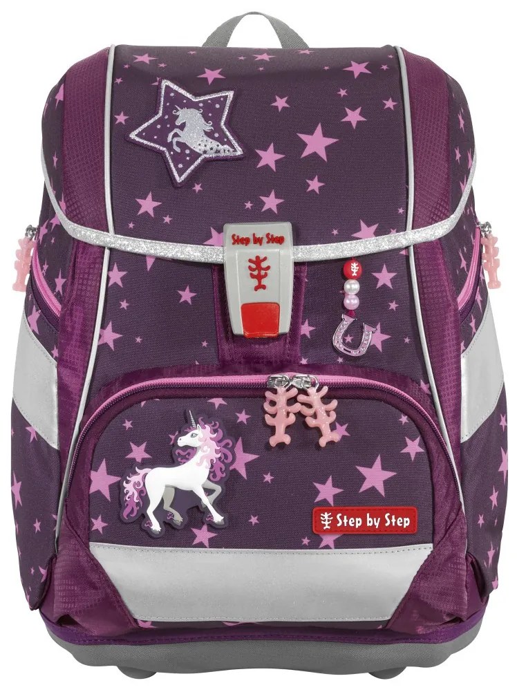 Zaino/cartella scuola 2IN1 PLUS – Set 6 pezzi, Step by Step Unicorn Nuala