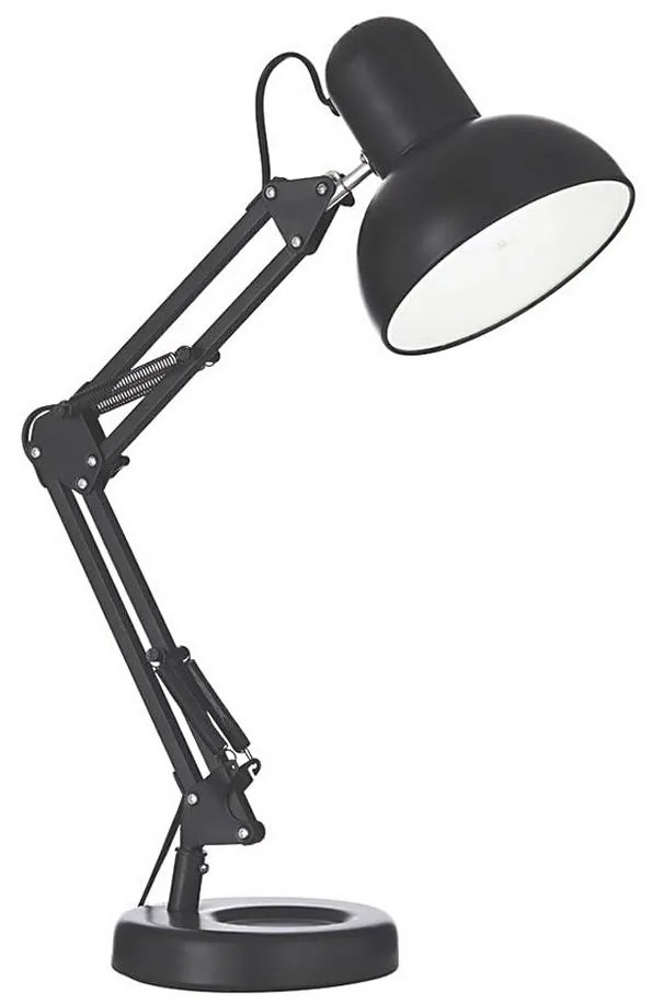 Ideal Lux - Lampada da tavolo 1xE27/42W/230V nera