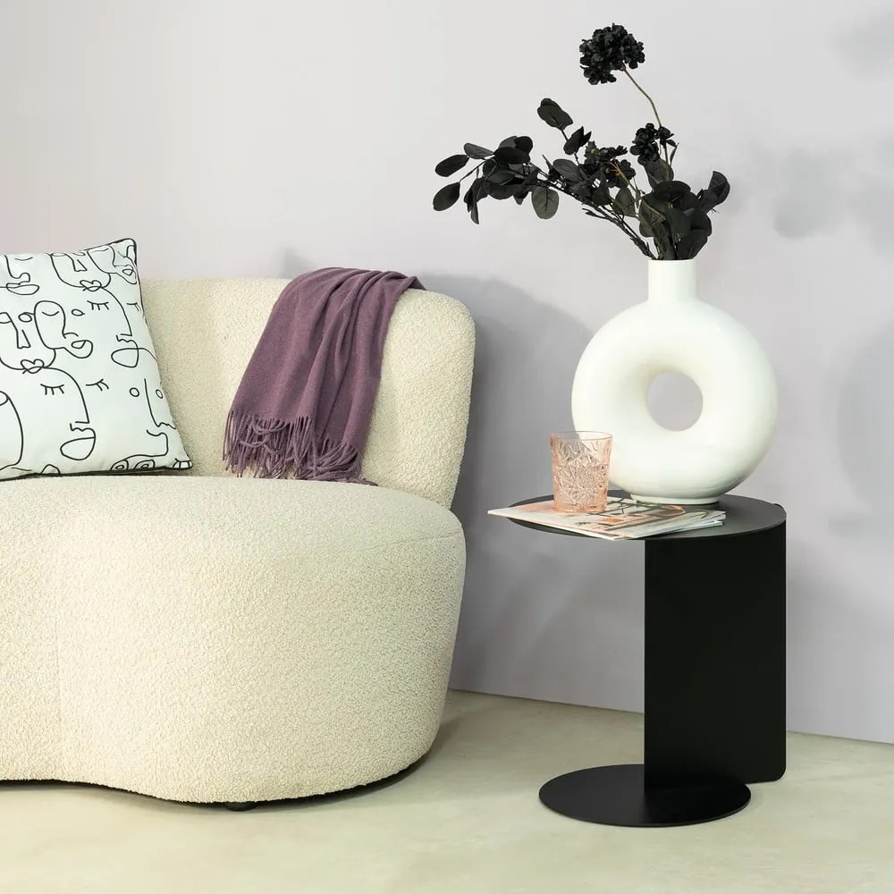 Tavolino rotondo in metallo ø 40 cm Salsa – Spinder Design