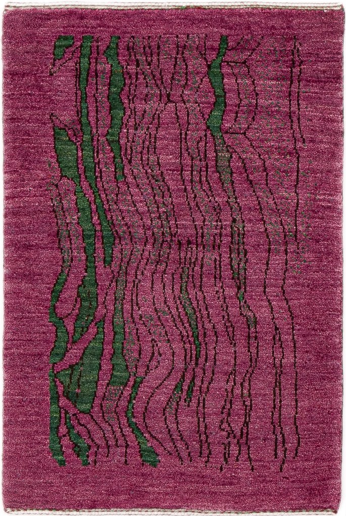 Loribaft Tappeto persiano 60 x 100 Rosso (Iran) Annodato A Mano