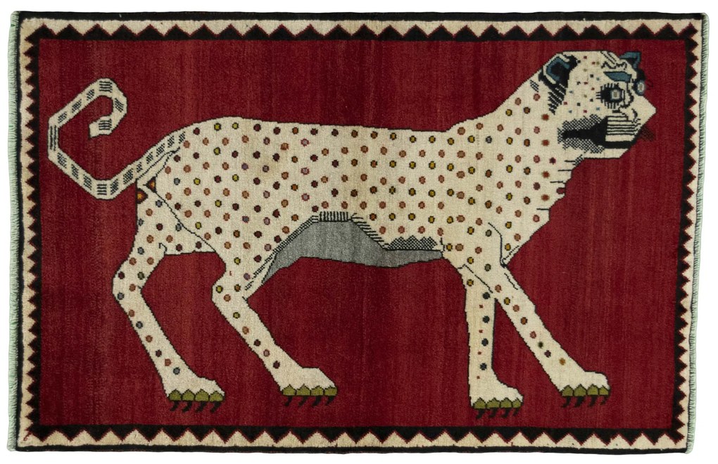 Gabbeh Tappeto persiano 160 x 100 Rosso (Iran) Annodato A Mano
