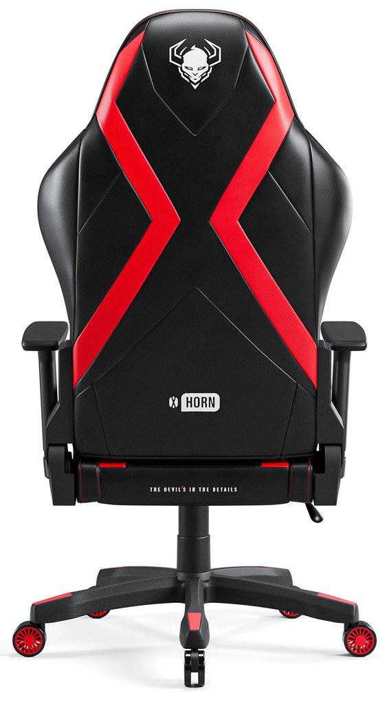 Sedia da gaming Diablo X-Horn 2.0 King Size: nero-rosso