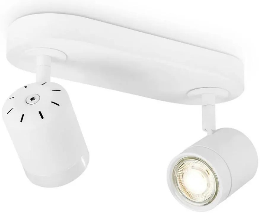 Faretto LED dimmerabile MANU 2xGU10/5,8W/230V bianco