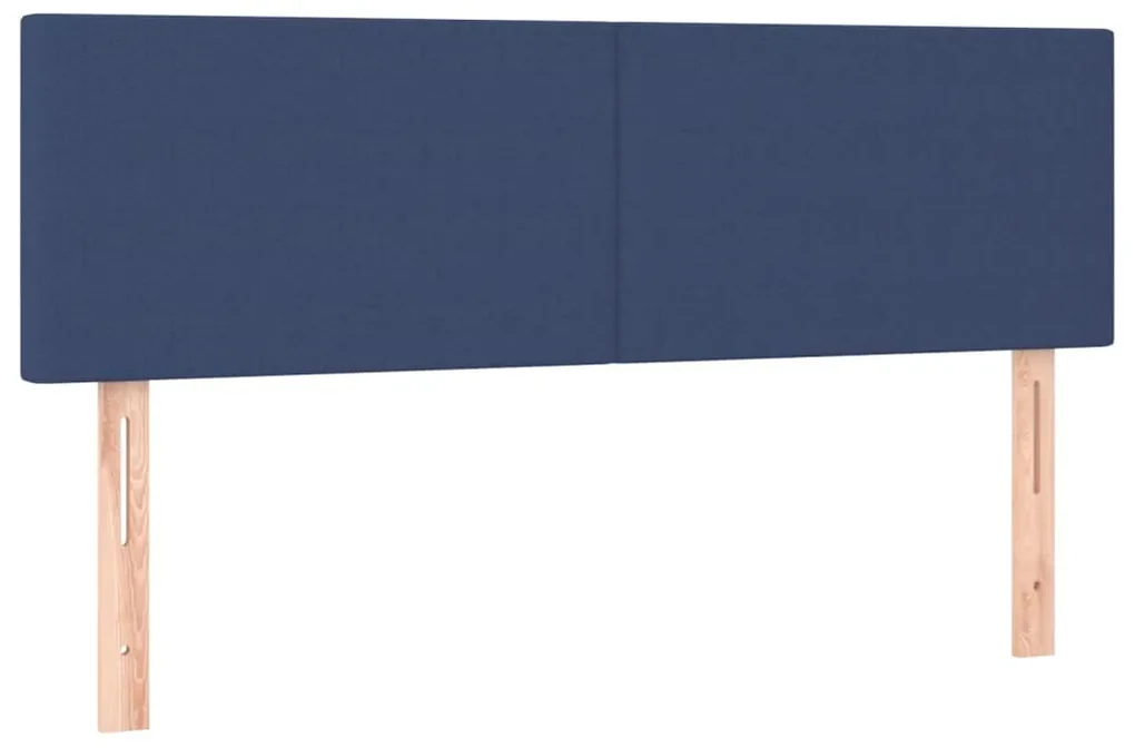 Testiere 2 pz blu 72x5x78/88 cm in tessuto