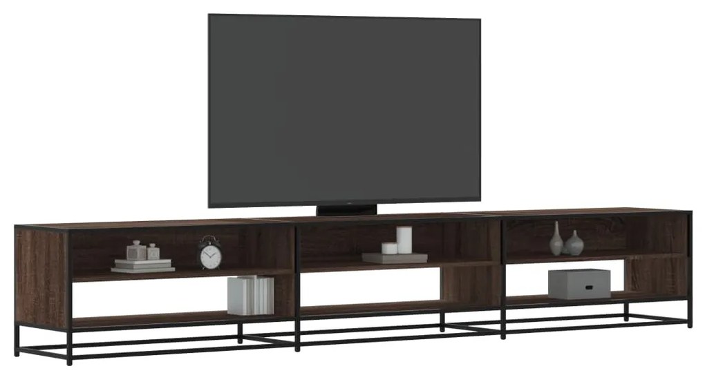 Mobile Tv Rovere Marrone 270x40x46 Cm İn Truciolato /