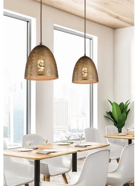 Lampadario a sospensione con filo SFINKS 1xE27/60W/230V