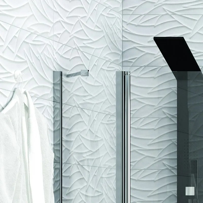 Box doccia 80x100 a doppio battente altezza 190 cm | KPX1000 - KAMALU