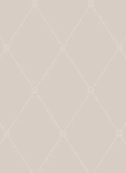 Cole & Son Carta da parati Georgian Rope Trellis - Putty