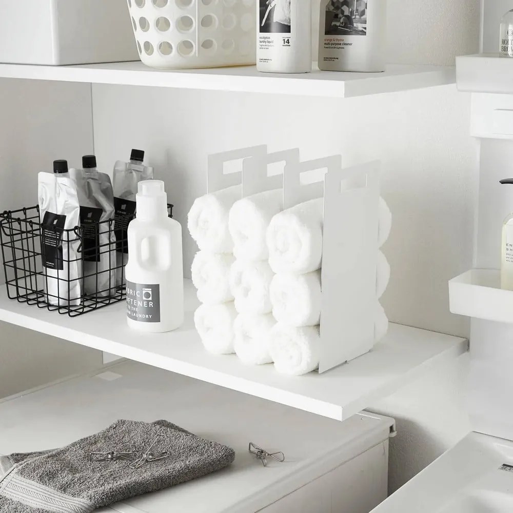 Set di stand portasciugamani bianchi in metallo 2 pz Tower – YAMAZAKI