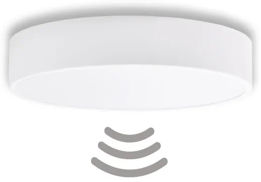 Brilagi - Plafoniera con sensore CLARE 3xE27/40W/230V diametro 40 cm bianco