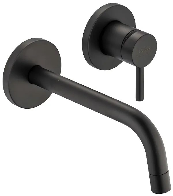Kronenbach Lima 2.0 Black rubinetto per lavabo da incasso nero 100.1814SMKBN