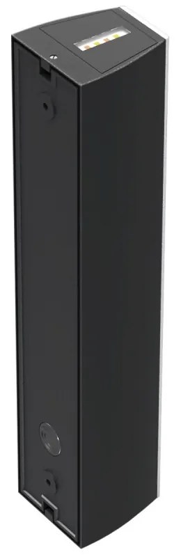 Applique Bidirezionale Nera 12W CCT, IP65 da esterno - Serie FILO Colore Bianco Variabile CCT