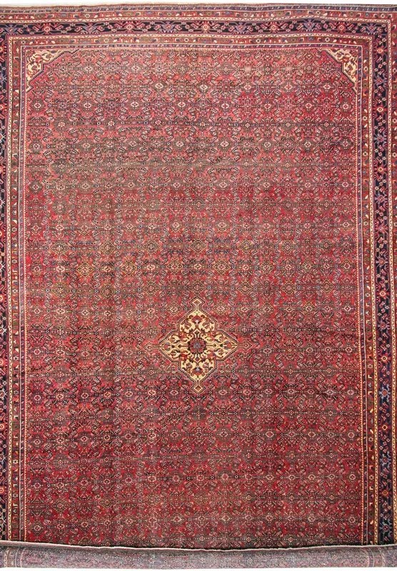 Hosseinabad Tappeto persiano 340x530 Rosso (Iran) Annodato A Mano