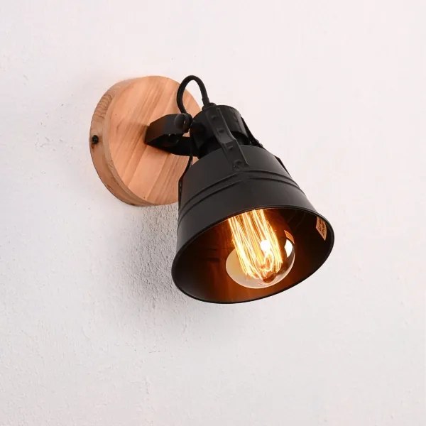 Globo 15466S-1 - Faretto da parete GÜNTHER 1xE27/60W/230V