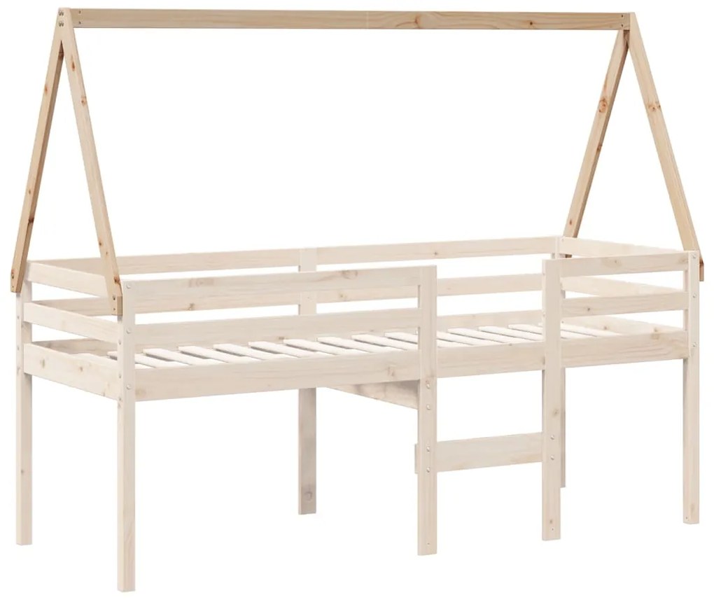 Tetto per letto bambini 209x85,5x88 cm legno massello di pino