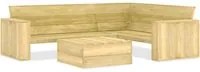 Set Divani da Giardino 2 pz in Legno di Pino Impregnato 3053195