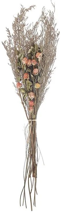 Mazzo fiori secchi arancione e verde 65 cm AZUEL Beliani