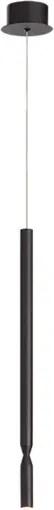 Lampada a sospensione LED in metallo verniciato Nero D10 cm TUBIC